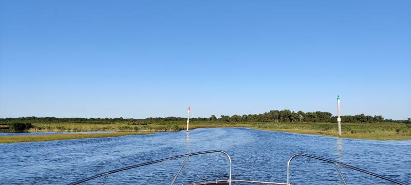 Privatisation d'un bateau pour une évasion nature sur le delta de la Leyre